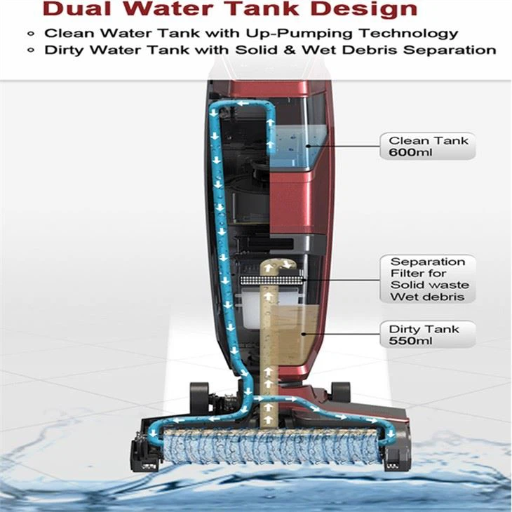 hard floor cleaner wash and dry